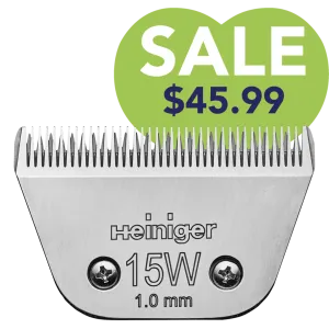 #15W Clipper Blade 1.0 mm by Heiniger