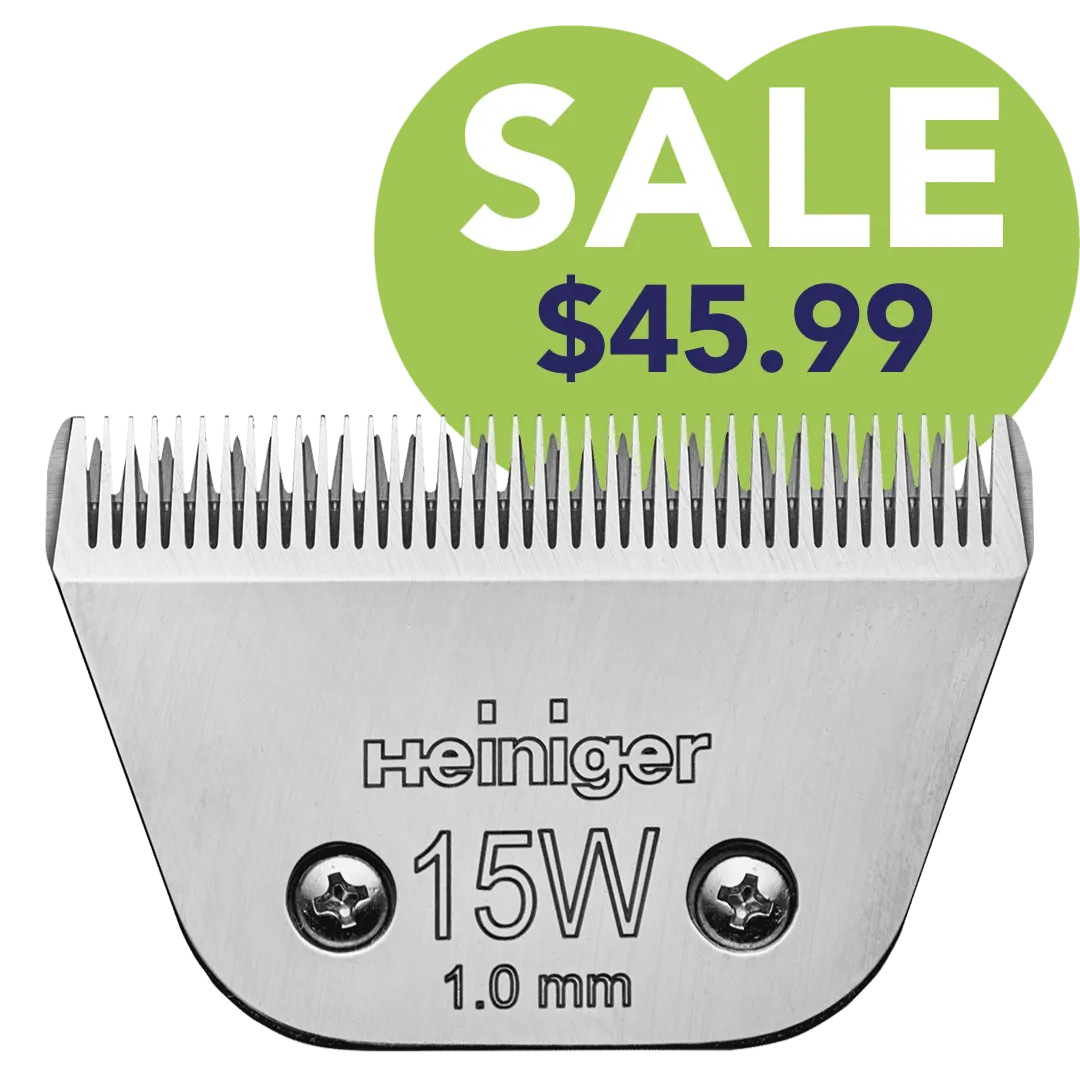 #15W Clipper Blade 1.0 mm by Heiniger
