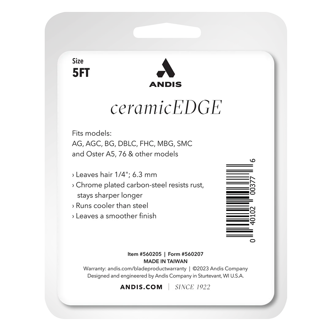 #5FT CeramicEdge Detachable Blade by Andis
