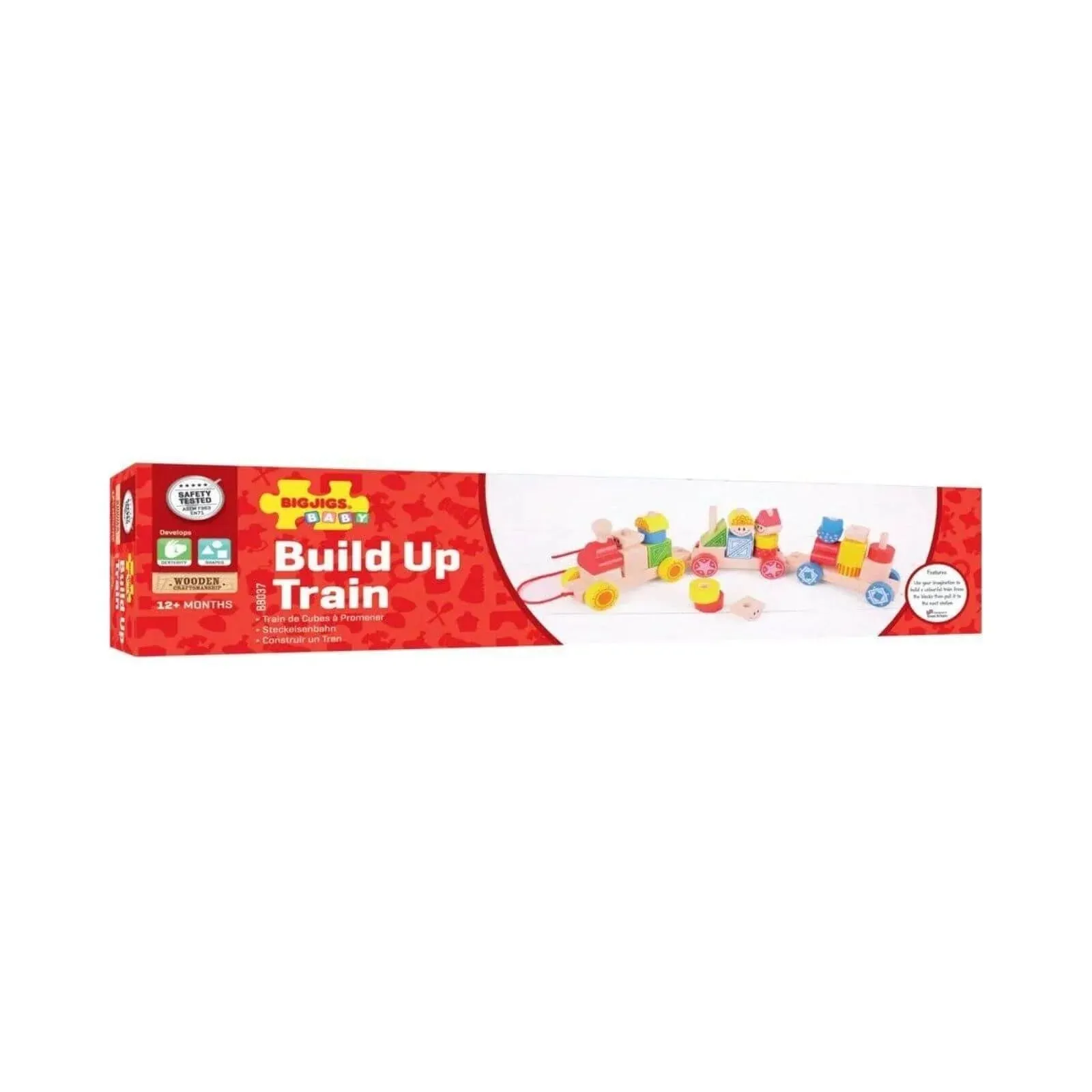Bigjigs Toys Build Up Train