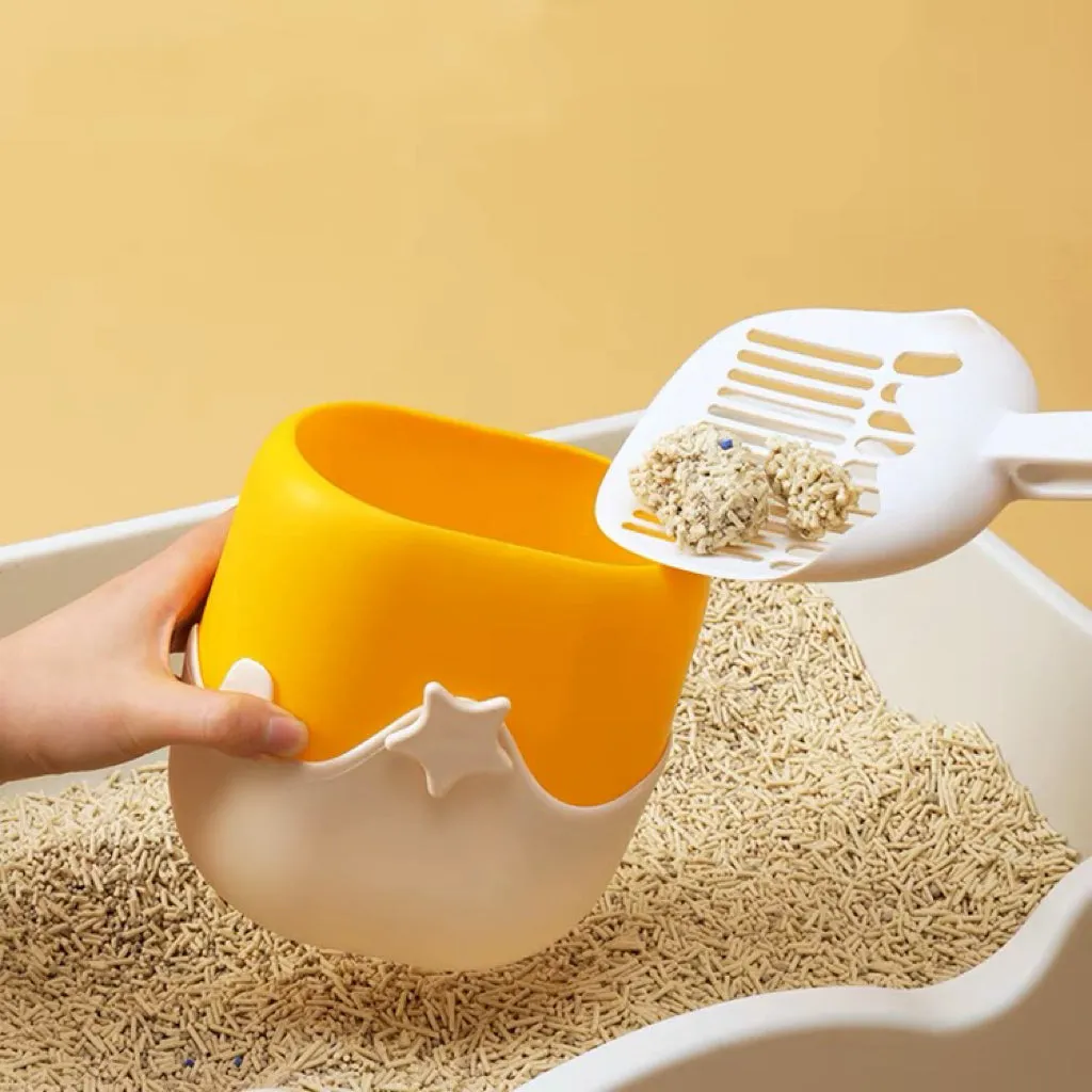 Cat Litter Scoop with Ice Cream Holder