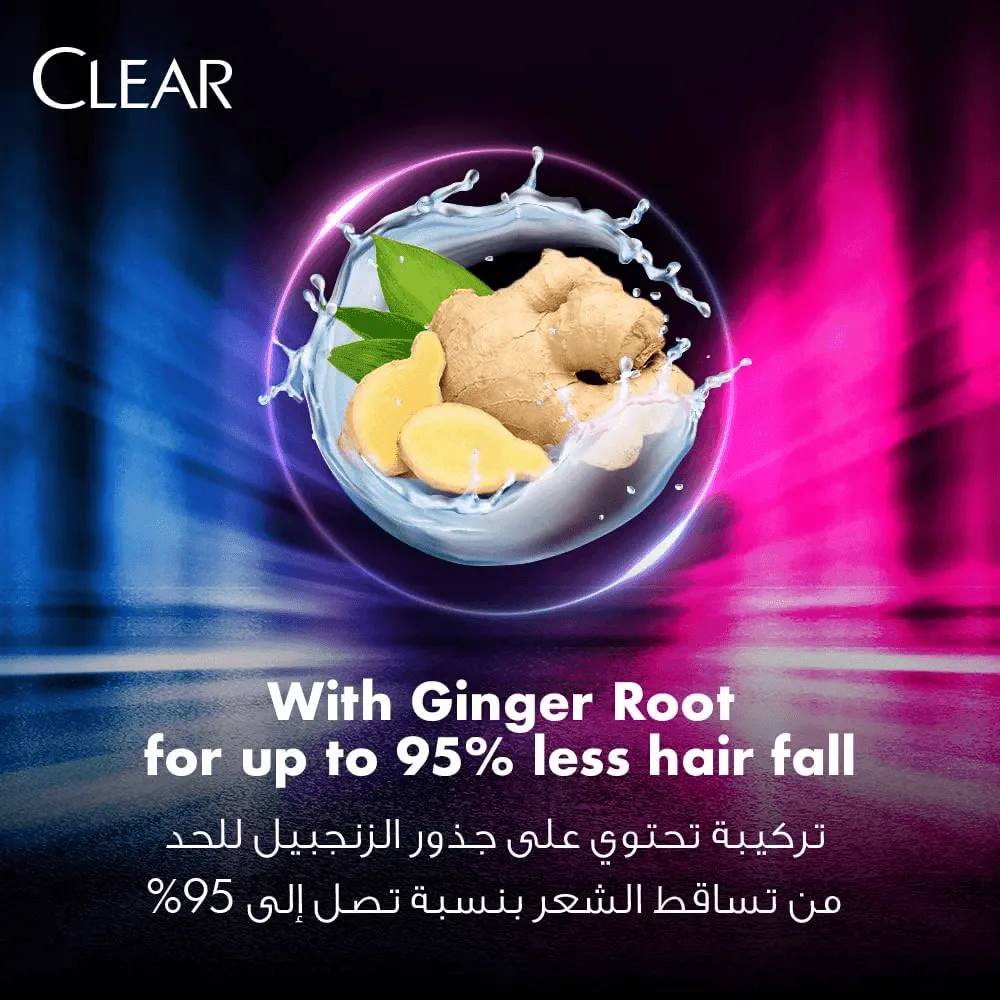 Clear Anti Hair Fall Shampoo With Ginger Root - 400ml