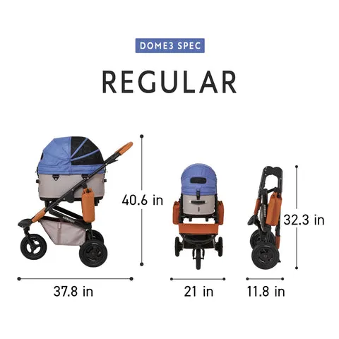 Dome 3 Pet Stroller: Grass Green