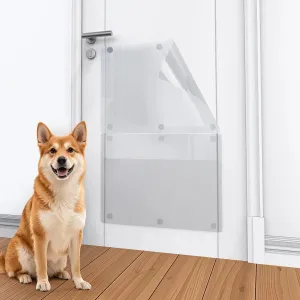 Door Protector for Dog and cat,Flexible Door Guard CoverCustom-Cut Door Shield for Pets to Protect Your Door & Wall Size 43'' x 16''