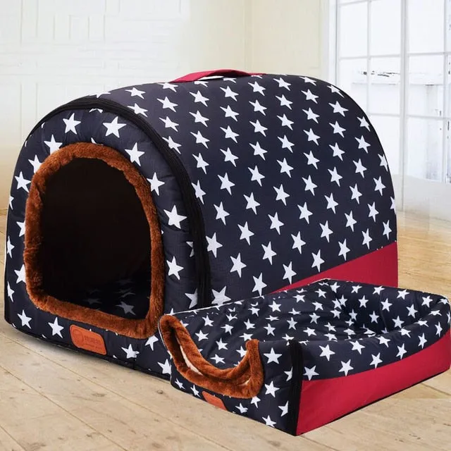 Foldable Dog House Pet Sofa Tent
