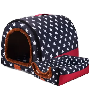 Foldable Dog House Pet Sofa Tent