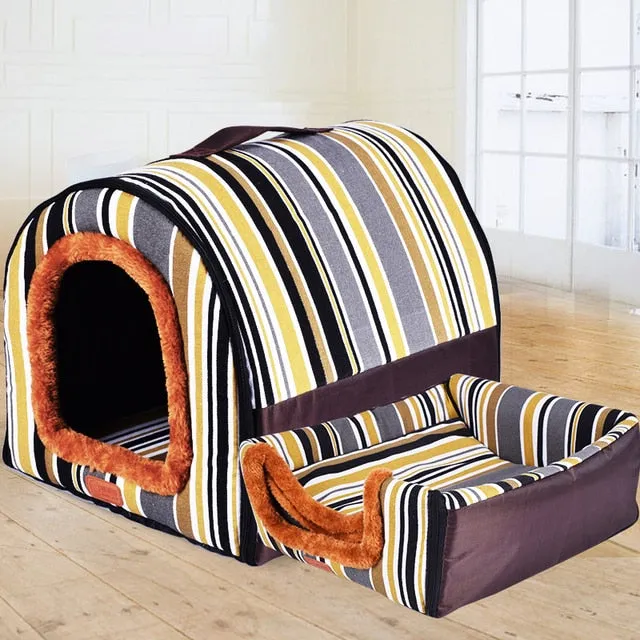 Foldable Dog House Pet Sofa Tent