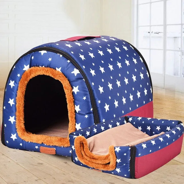 Foldable Dog House Pet Sofa Tent
