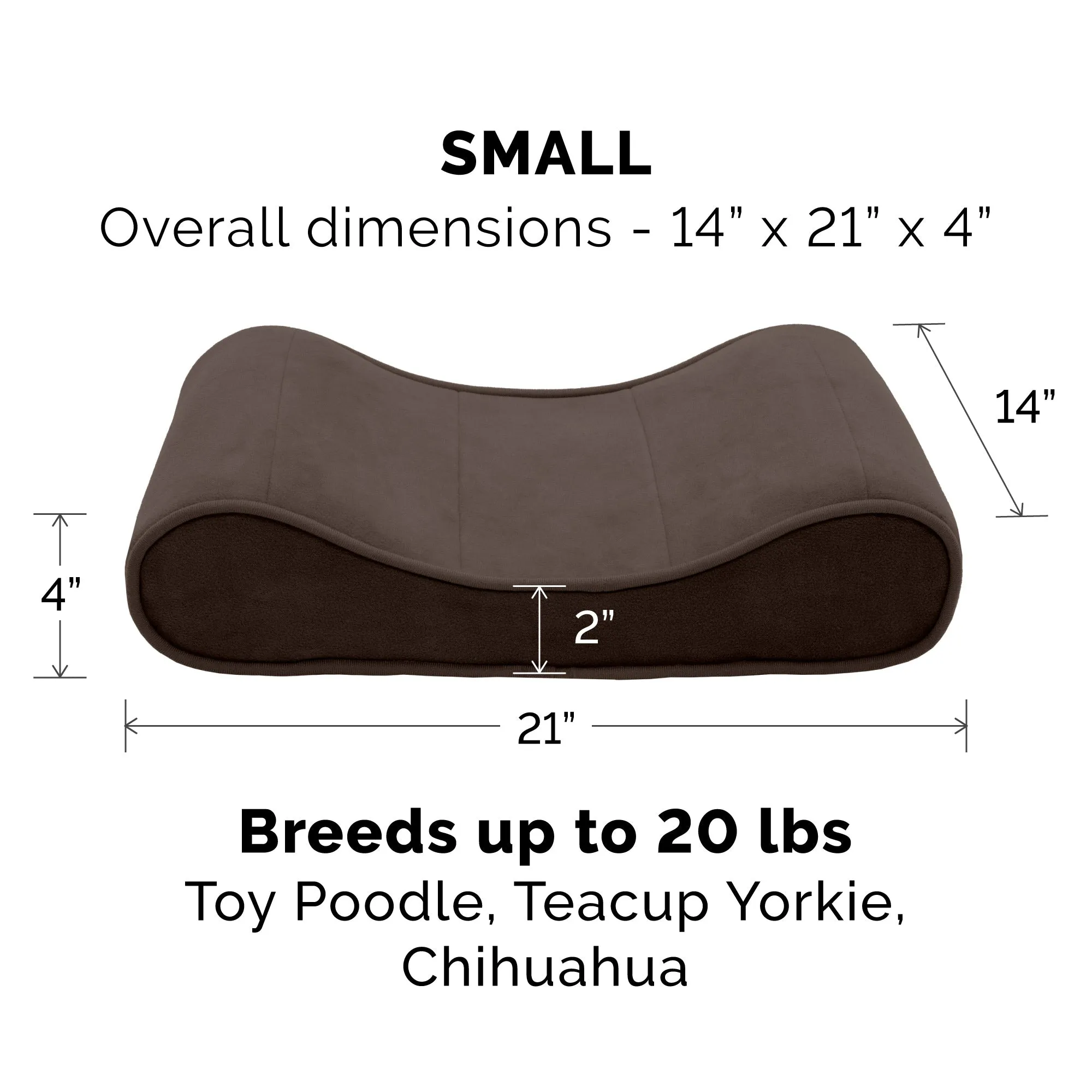 FurHaven Orthopedic Microvelvet Luxe Lounger Pet Bed