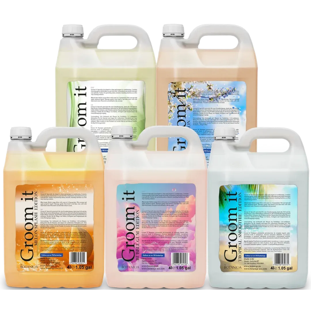 Groom It Set of 5 Gallons by Botaniqa