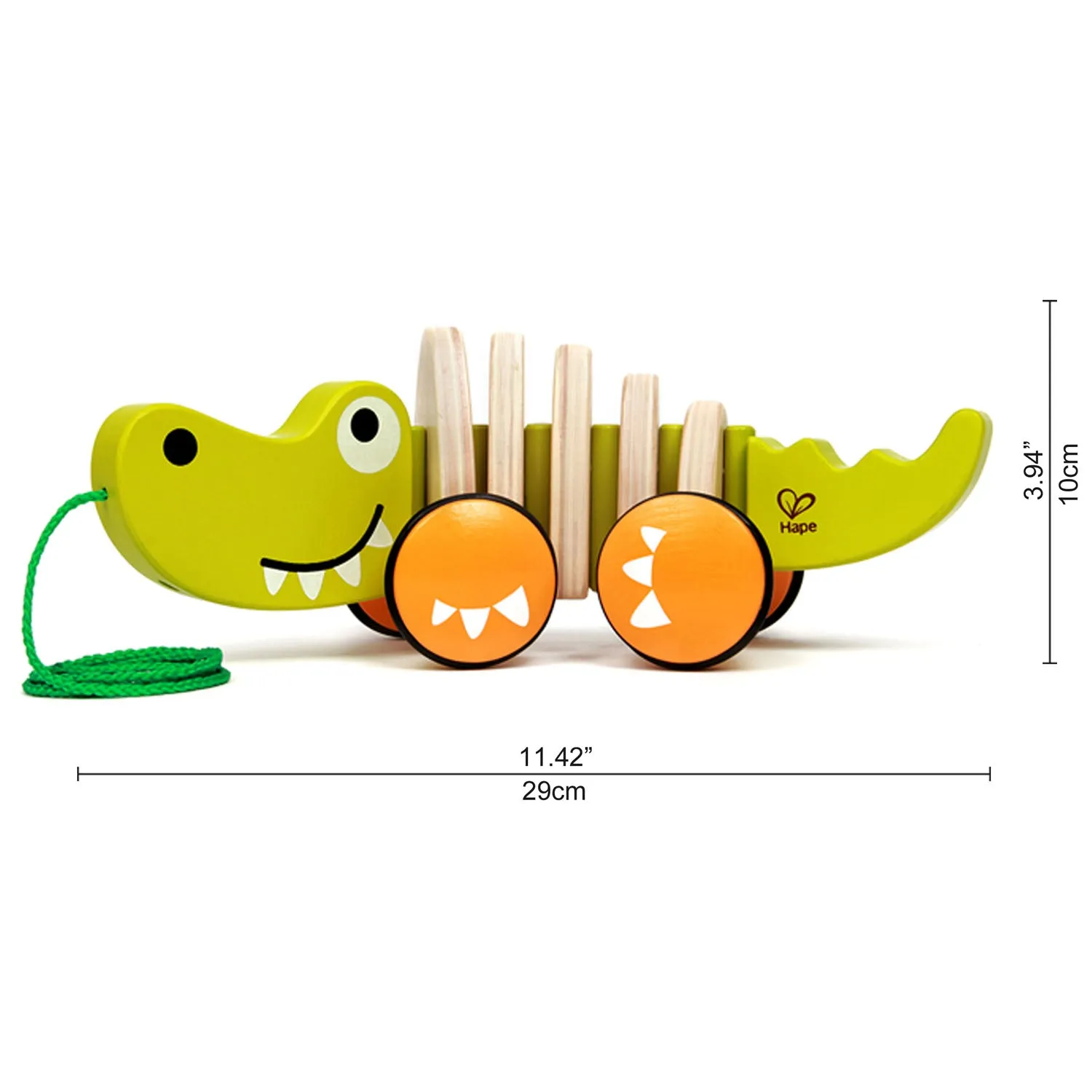 Hape Walk-A-Long Croc (12m )