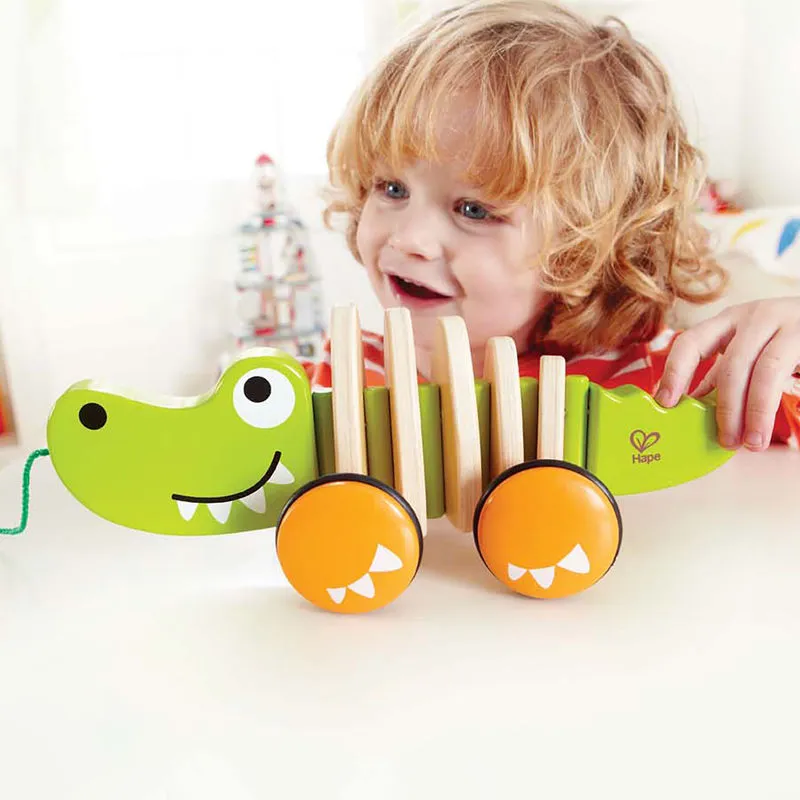Hape Walk-A-Long Croc (12m )