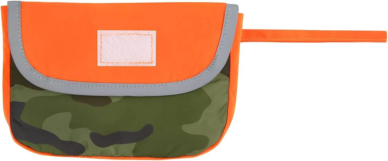 HDE Reversible Dog Raincoat Hooded Slicker Poncho Rain Coat Jacket for Small Medium Large Dogs Camo Orange - XXL