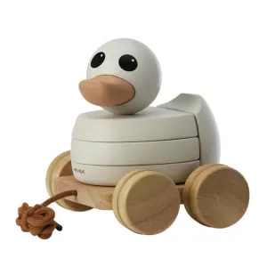 Hevea Kawan Rubberwood Stacker & Pull Toy