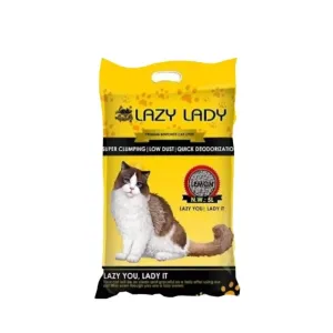 Lazy Lady Premium Clumping Cat Litter Lemon (5L)