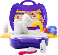 LITTLE PET PARLOUR15PC PET BEAUTY CARRY CASE