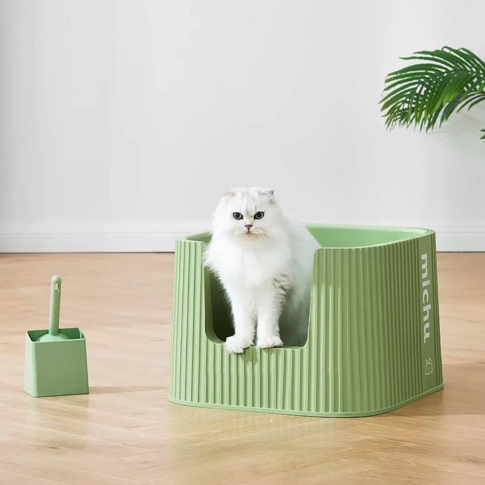 Michu XXL Sage Deluxe Cat Litter Box - Spacious Design Pre Order