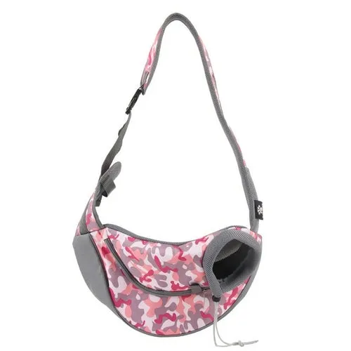 Outdoor Travel Pet Puppy Carrier Handbag Pouch Mesh Oxford Single