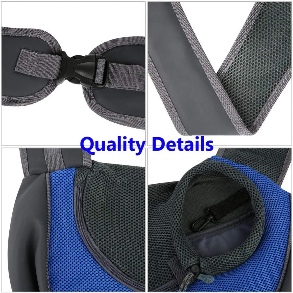 Outdoor Travel Pet Puppy Carrier Handbag Pouch Mesh Oxford Single
