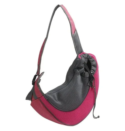Outdoor Travel Pet Puppy Carrier Handbag Pouch Mesh Oxford Single