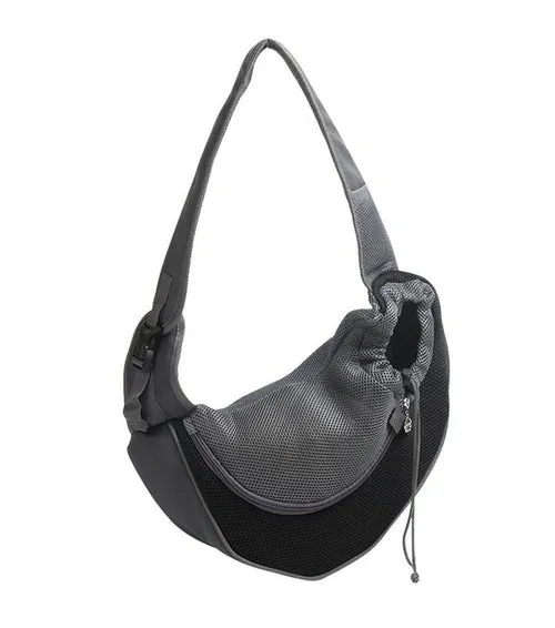 Outdoor Travel Pet Puppy Carrier Handbag Pouch Mesh Oxford Single