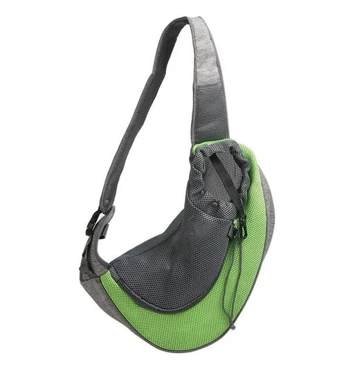 Outdoor Travel Pet Puppy Carrier Handbag Pouch Mesh Oxford Single