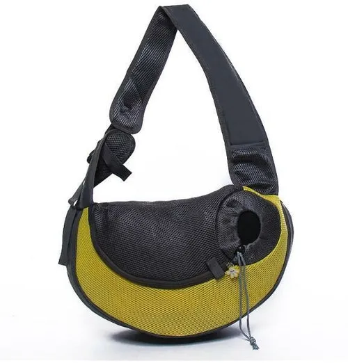 Outdoor Travel Pet Puppy Carrier Handbag Pouch Mesh Oxford Single