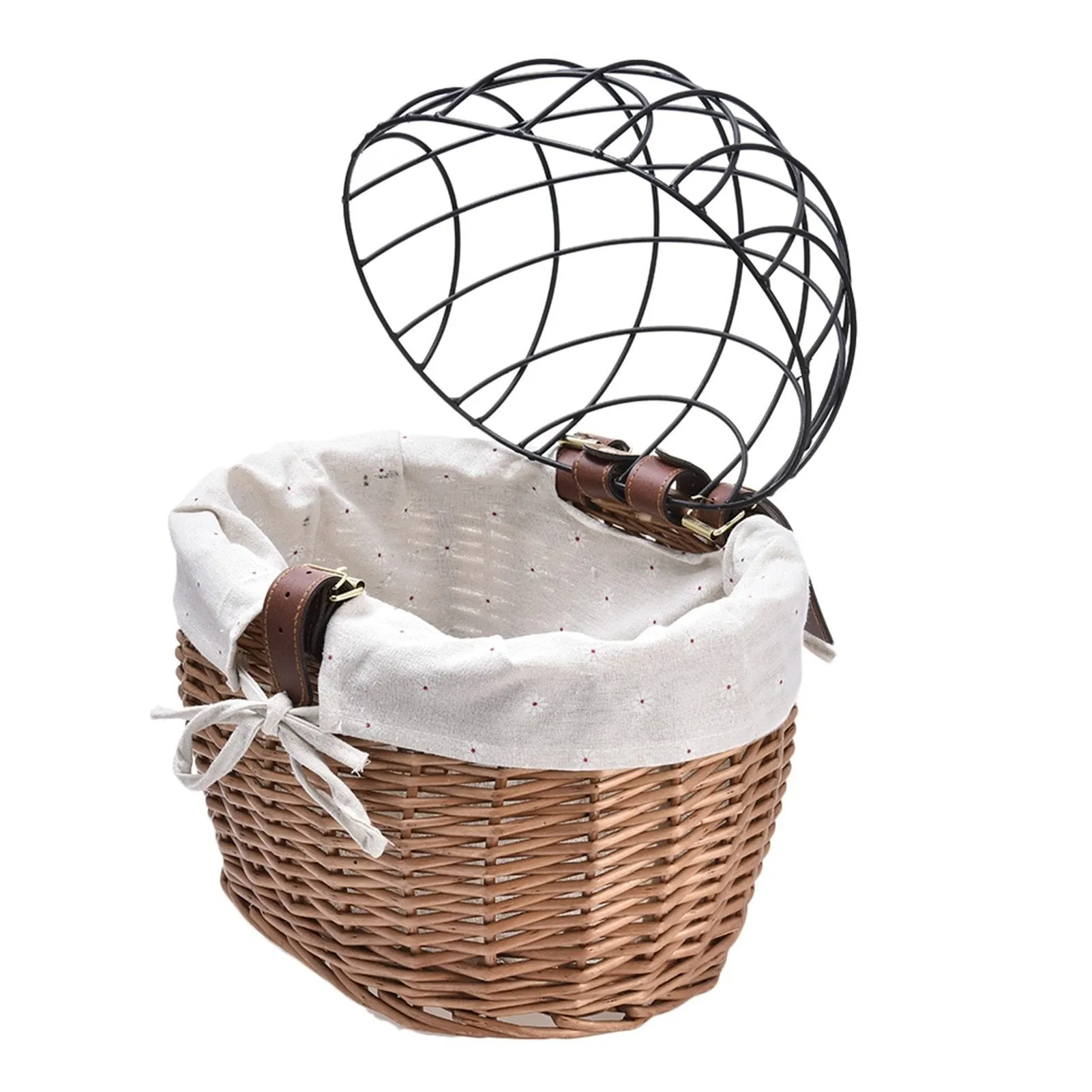 Pet Bike Front Basket Carrier Handwoven