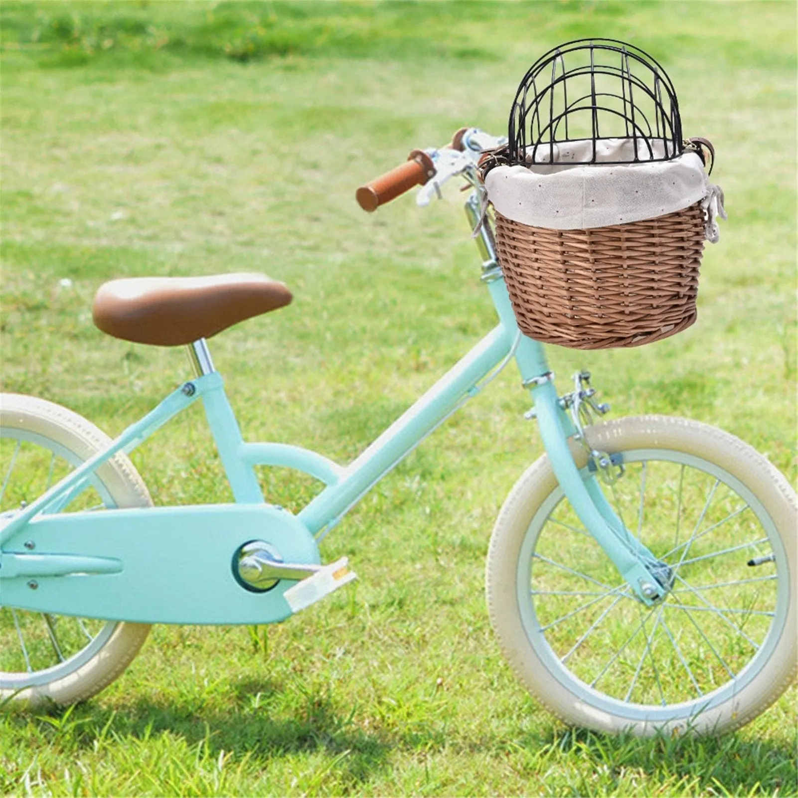 Pet Bike Front Basket Carrier Handwoven