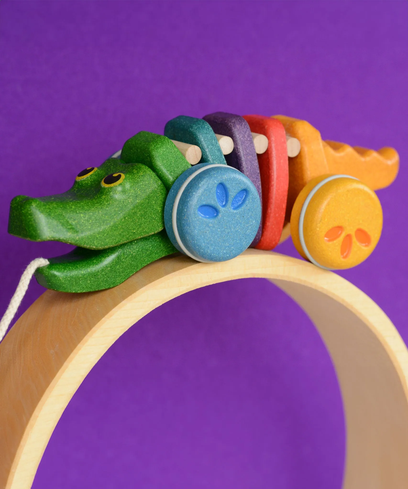 Plan Toys Rainbow Alligator