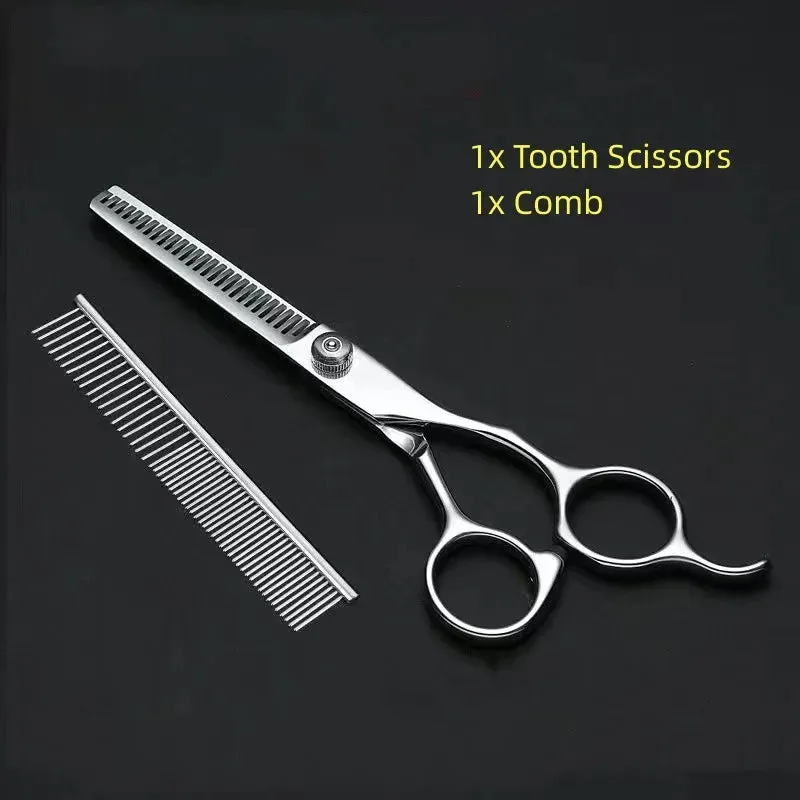 Professional Pet Grooming Scissors Set for Dogs