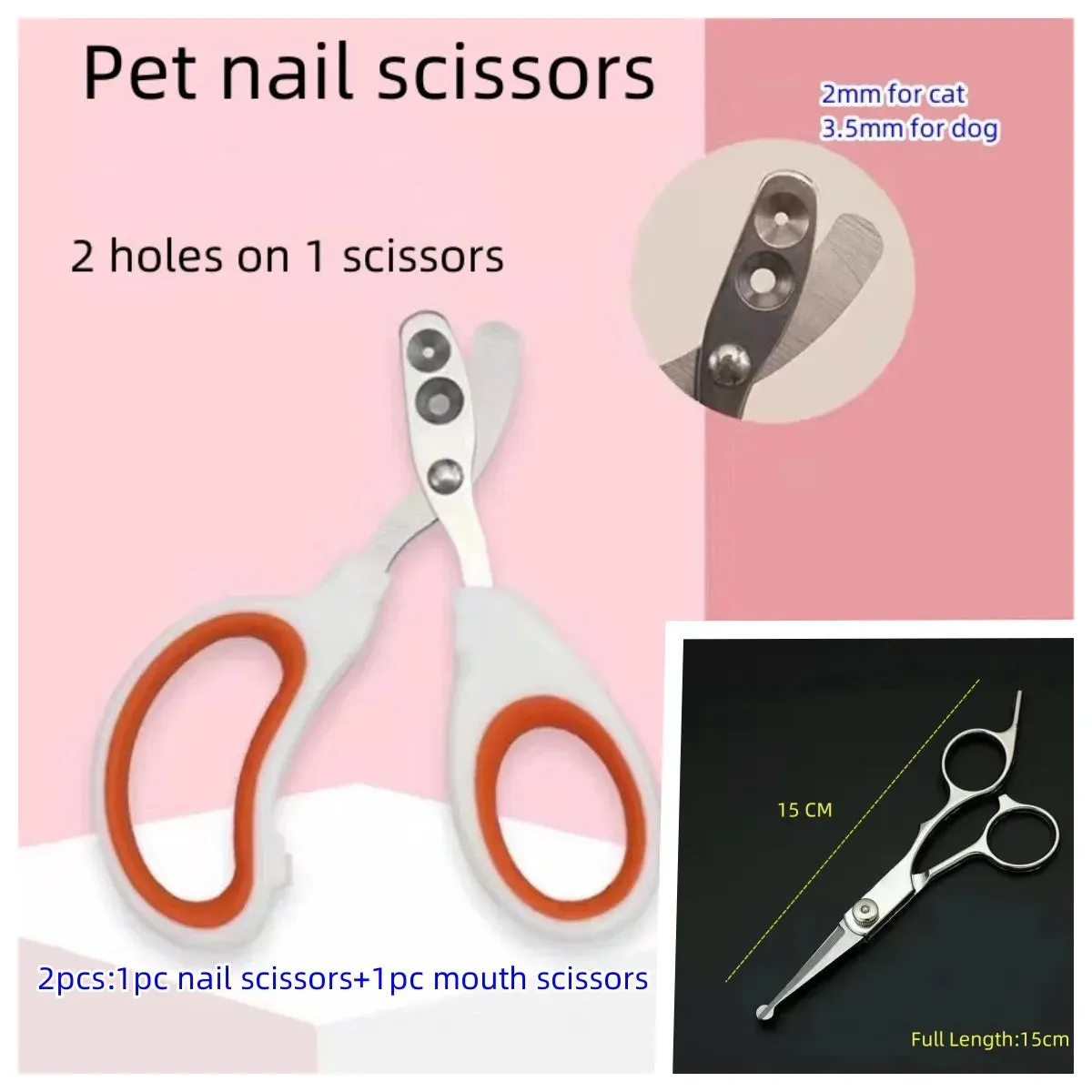 Professional Pet Grooming Scissors Set for Dogs