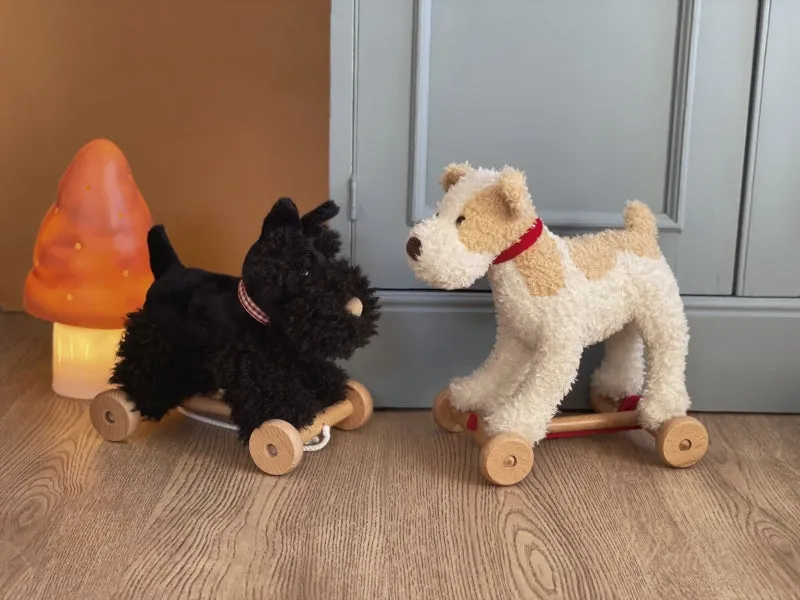 Pull-Along Walter Plush Dog Todder Toy