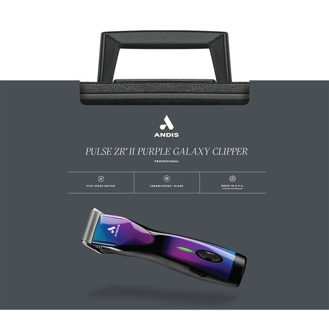 Pulse ZR II - Purple Galaxy Limited Edition Clipper by Andis
