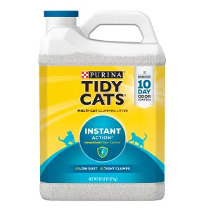 Purina Tidy Cats Clumping Cat Litter, Instant Action Multi Cat Litter, 20 lb. Jug