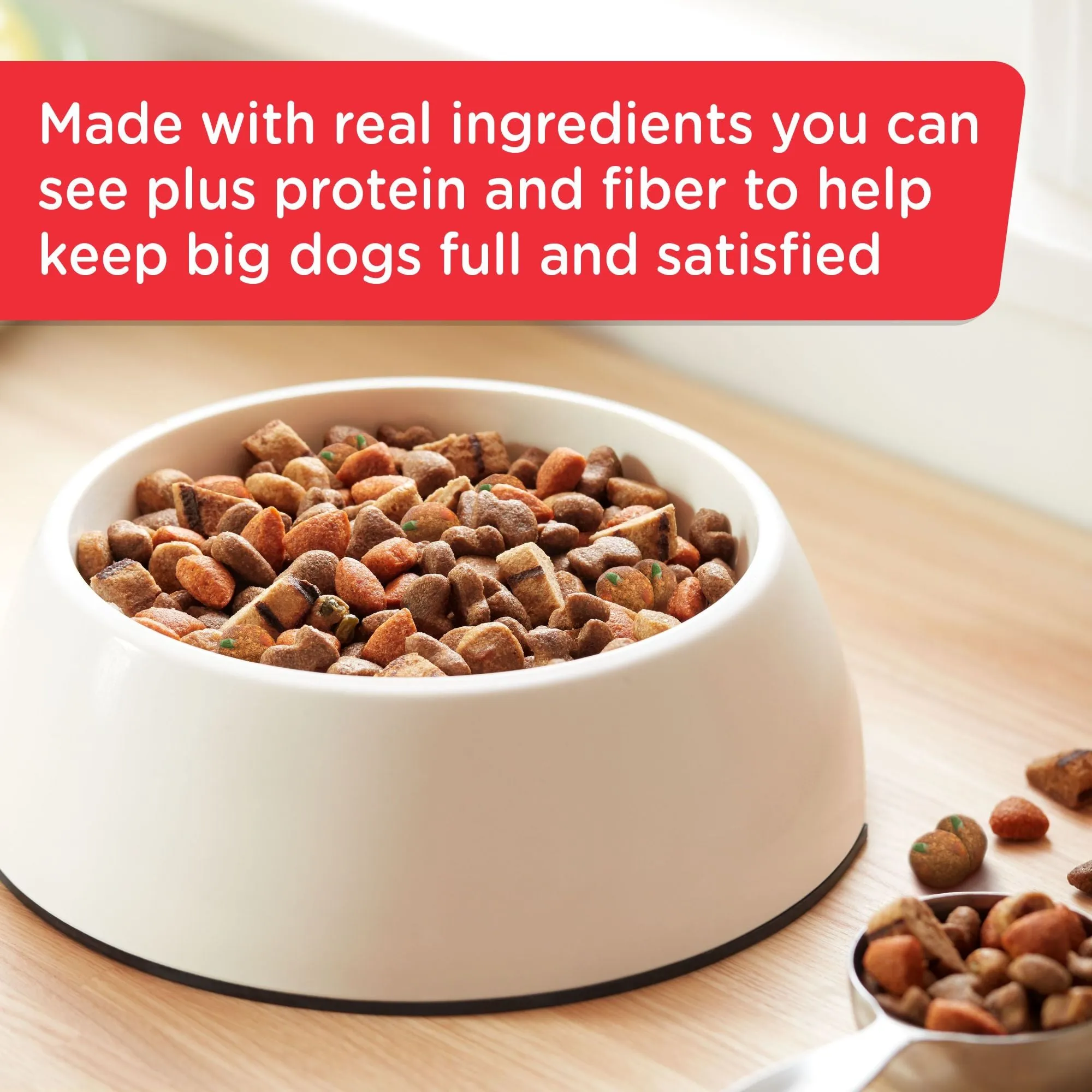 Rachael Ray Nutrish Big Life Dry Dog Food for Big Dogs, Hearty Beef, Veggies & Brown Rice Recipe, 14 lb Bag
