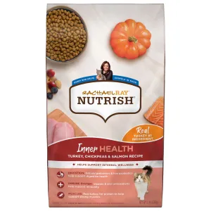 Rachael Ray Nutrish Inner Health Turkey and Salmon with Chickpeas Recipe Dry Cat Food - 3 Lbs
