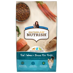 Rachael Ray Nutrish Salmon and Brown Rice Recipe Dry Cat Food - 3 Lbs