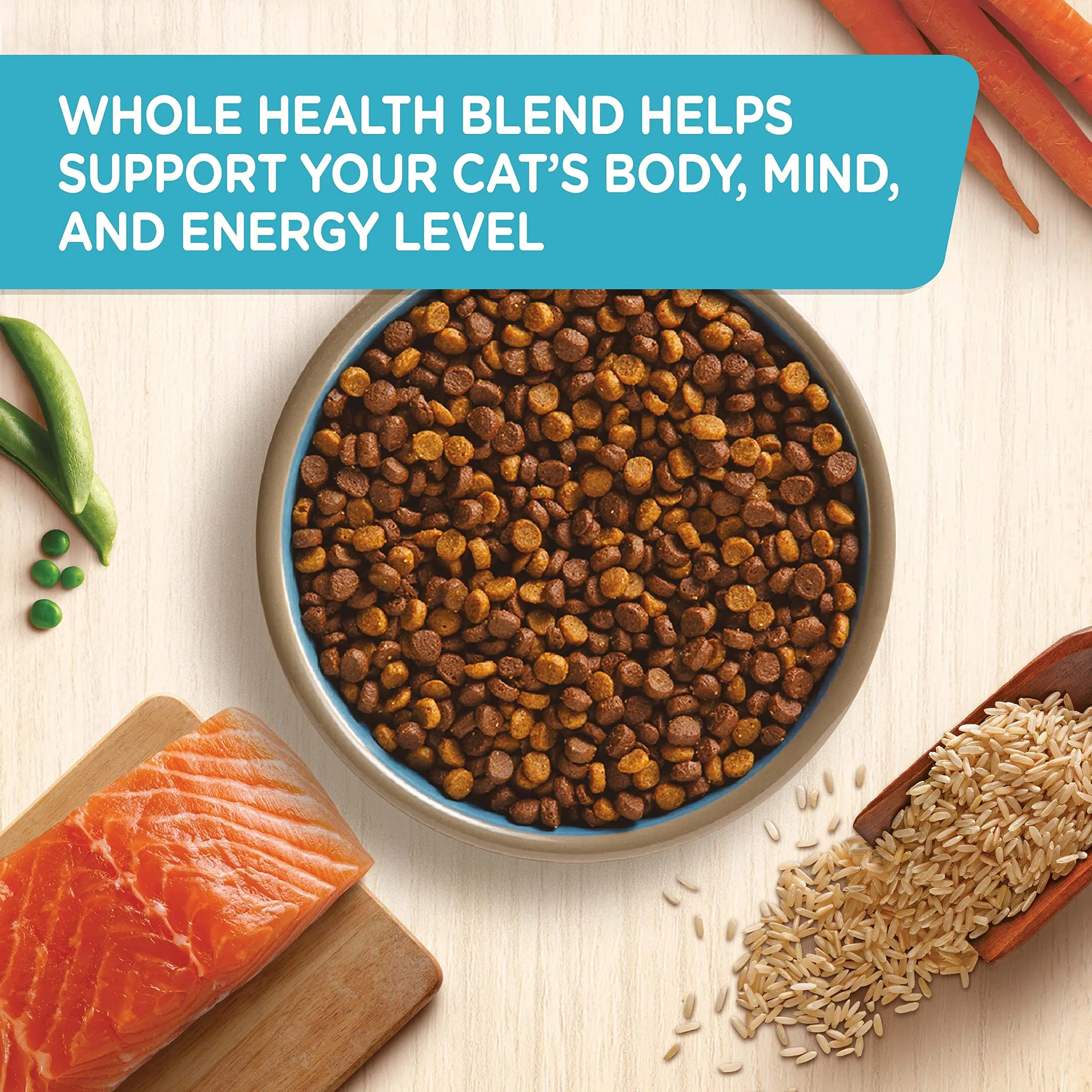 Rachael Ray Nutrish Salmon and Brown Rice Recipe Dry Cat Food - 3 Lbs