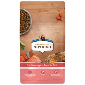Rachael Ray Nutrish Salmon Veggies and Brown Rice Recipe Dry Dog Food - 5.5 Lbs