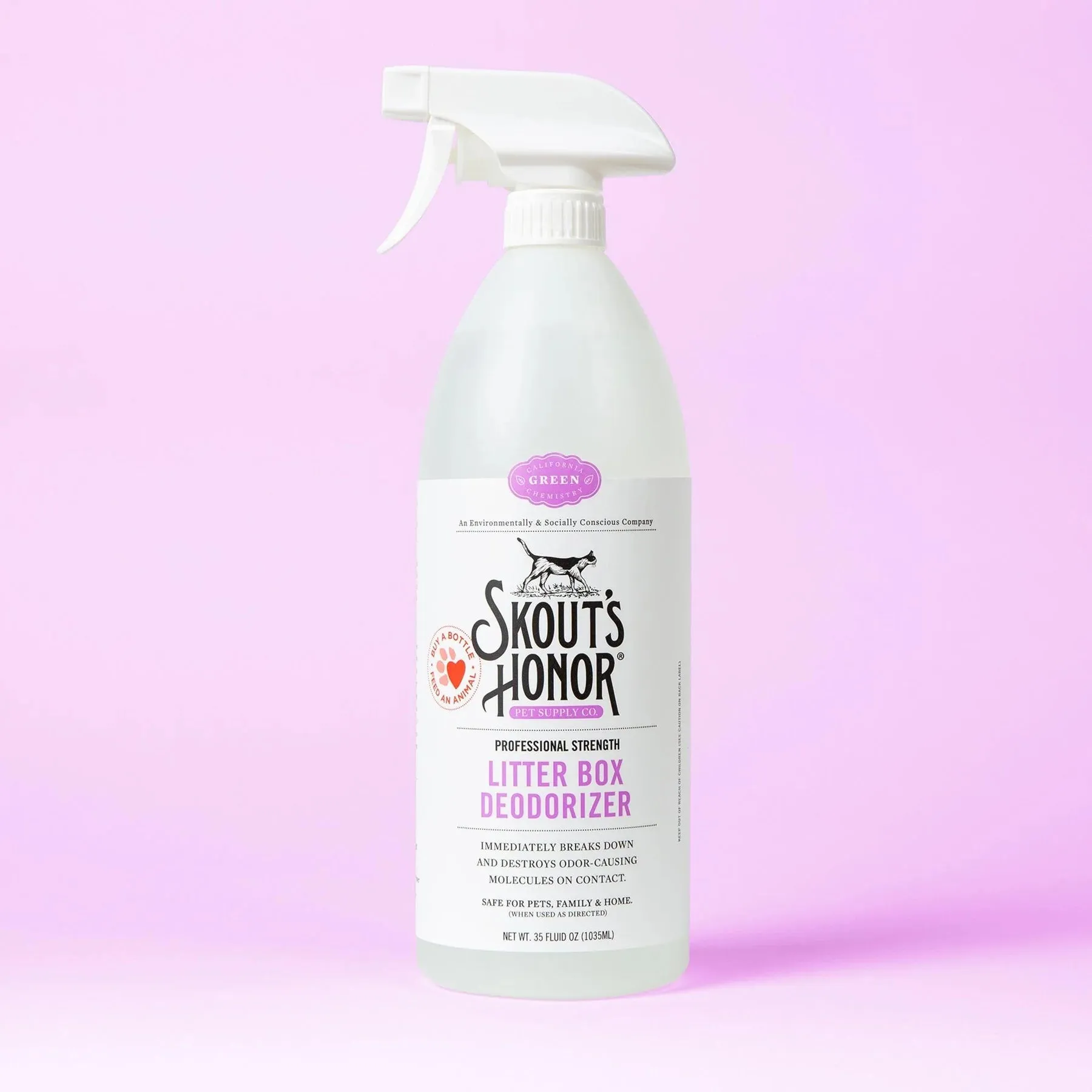 Skout's Honor Litter Box Deodorizer 35-oz Spray Bottle