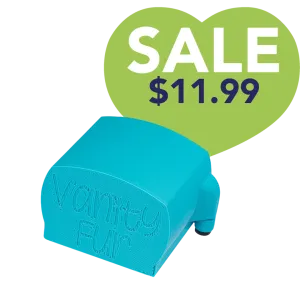 Small Brush Cover Cyan by Vanity Fur
