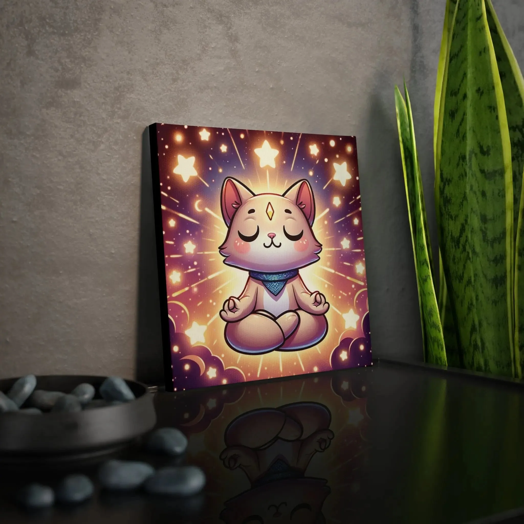 Star Cat Meditation - Wall Art Decor