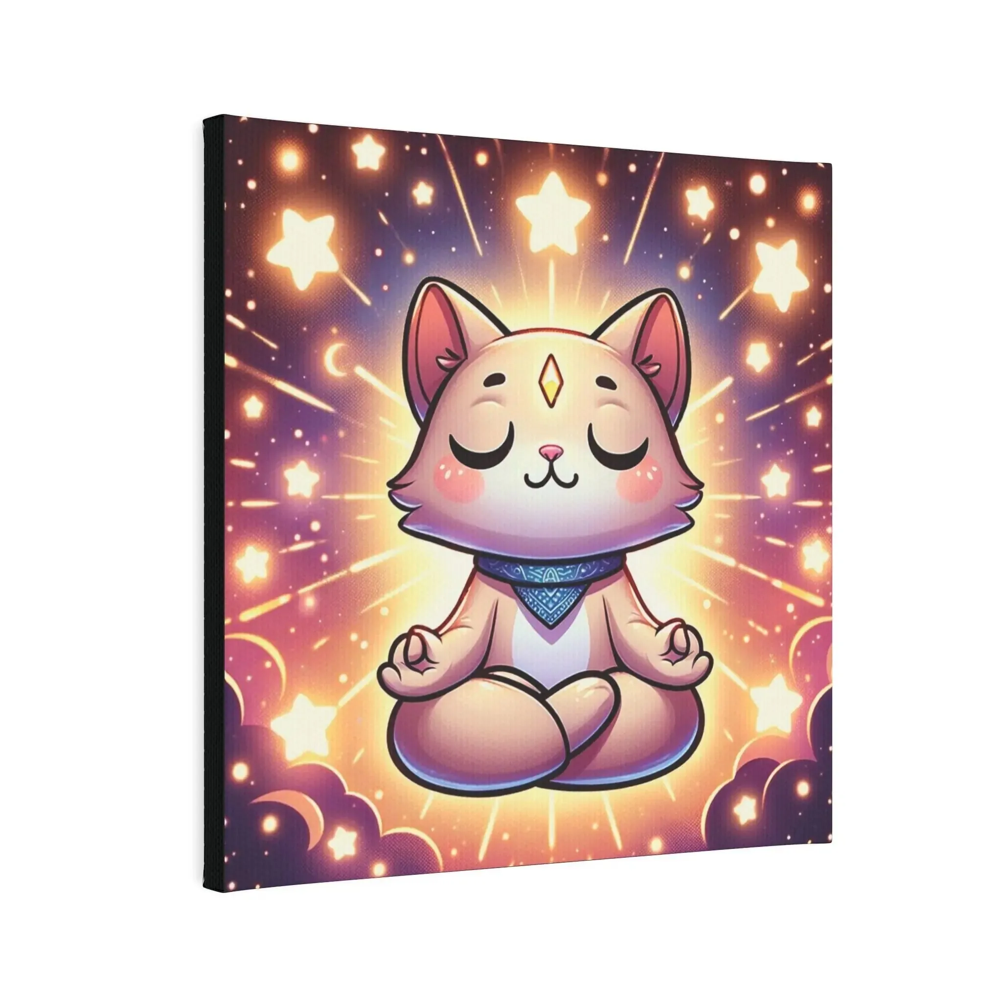 Star Cat Meditation - Wall Art Decor