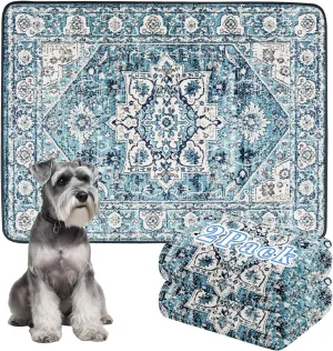 Thicken Washable Pee Pads for Dogs, 2 Pack Waterproof Reusable Pee Pads for Dogs36"x48" Super Absorbent Leakproof Dog Pads, Non-Slip Potty Pads for Floor, Crate, Couch, Whelping Pads Pet Supplies