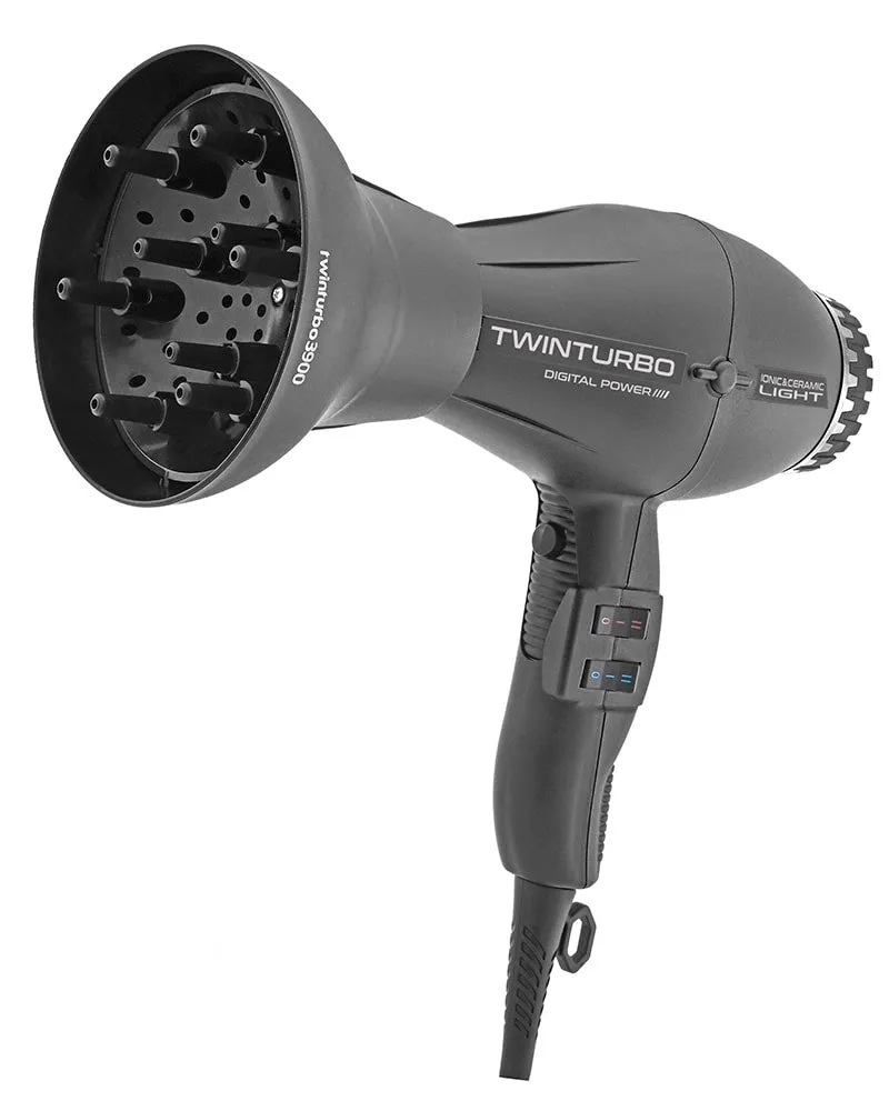 Turbo Power Twin Turbo Digital Power Dryer   Free Turbo Power SuperMax Titanium Flat Iron 2 inch