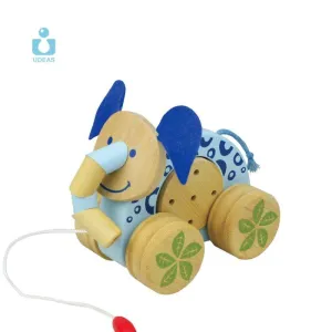 Udeas Pull along jingle roller Elephant