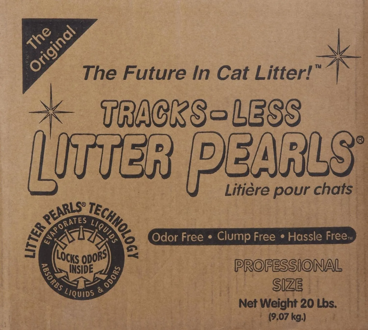 Unscented Non-Clumping Crystal Cat Litter with Odorbond