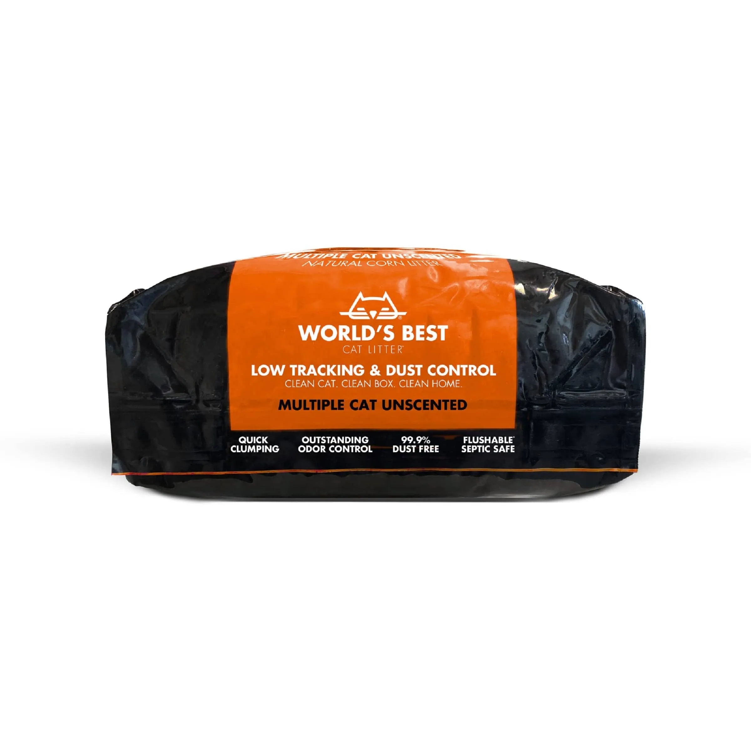 World's Best Cat Litter Corn Clumping Unscented Low Tracking Dust Control Multi-Cat Litter