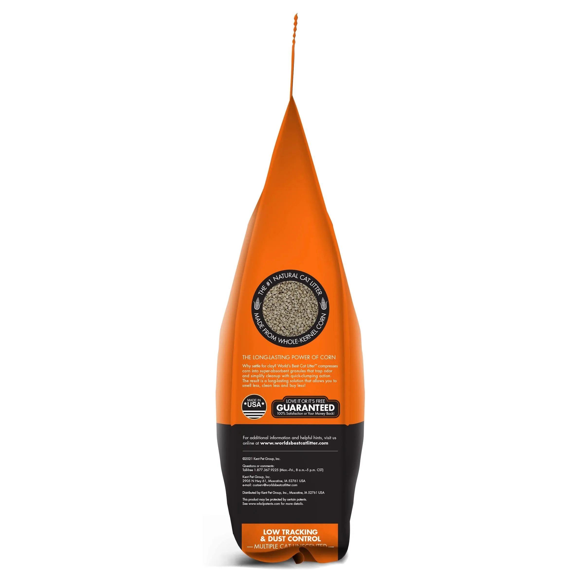 World's Best Cat Litter Corn Clumping Unscented Low Tracking Dust Control Multi-Cat Litter